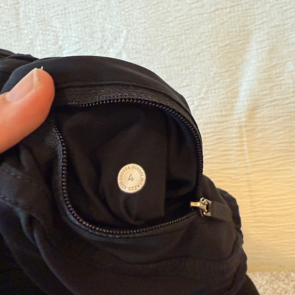Black Lululemon Women's Athletic Shorts - Picture 3 of 3